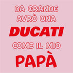 Body per Neonato Da grande avrò una ducati come il mio papà-Body per bimbi-Lol T-shirt
