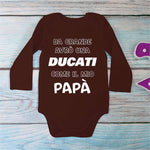 Body per Neonato Da grande avrò una ducati come il mio papà-Body per bimbi-Lol T-shirt