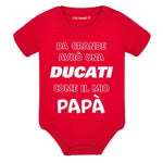 Body per Neonato Da grande avrò una ducati come il mio papà-Body per bimbi-Lol T-shirt