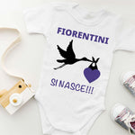 Body per Neonato Fiorentini si nasce-Body per bimbi-Lol T-shirt