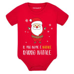 Body per Neonato Il mio nome è Natale, Babbo Natale-Body per bimbi-Lol T-shirt