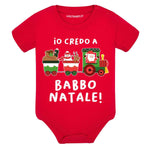 Body per Neonato Io credo a Babbo Natale-Body per bimbi-Lol T-shirt