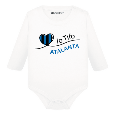 Body per Neonato Io tifo Atalanta-Body per bimbi-Lol T-shirt