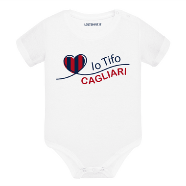 Body per Neonato Io tifo Cagliari-Body per bimbi-Lol T-shirt