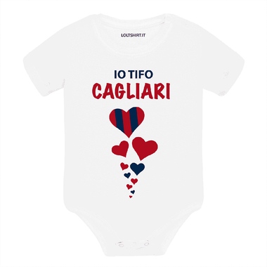Body per Neonato Io tifo Cagliari-Body per bimbi-Lol T-shirt