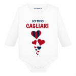 Body per Neonato Io tifo Cagliari-Body per bimbi-Lol T-shirt