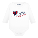 Body per Neonato Io tifo Cagliari-Body per bimbi-Lol T-shirt