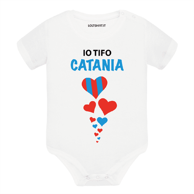 Body per Neonato Io tifo Catania-Body per bimbi-Lol T-shirt