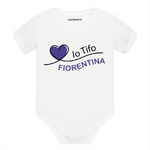 Body per Neonato Io tifo Fiorentina-Body per bimbi-Lol T-shirt