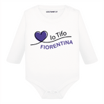 Body per Neonato Io tifo Fiorentina-Body per bimbi-Lol T-shirt