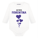 Body per Neonato Io tifo Fiorentina-Body per bimbi-Lol T-shirt