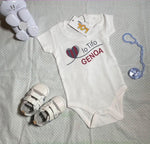 Body per Neonato Io tifo Genoa-Body per bimbi-Lol T-shirt