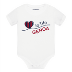 Body per Neonato Io tifo Genoa-Body per bimbi-Lol T-shirt