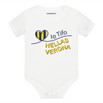 Body per Neonato Io tifo Hellas Verona-Body per bimbi-Lol T-shirt