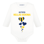 Body per Neonato Io tifo Hellas Verona-Body per bimbi-Lol T-shirt