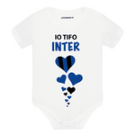 Body per Neonato Io tifo Inter-Body per bimbi-Lol T-shirt