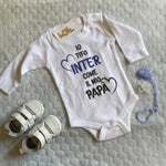 Body per Neonato Io tifo Inter come il mio papà-Body per bimbi-Lol T-shirt