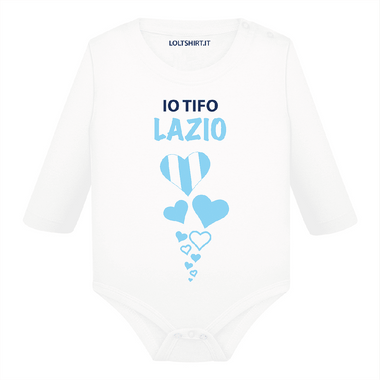 Body per Neonato Io tifo Lazio-Body per bimbi-Lol T-shirt