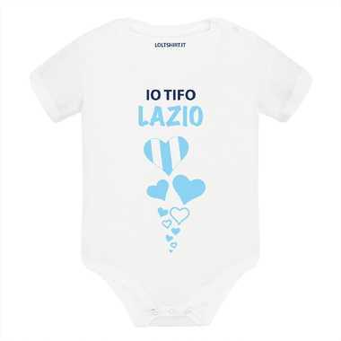 Body per Neonato Io tifo Lazio-Body per bimbi-Lol T-shirt