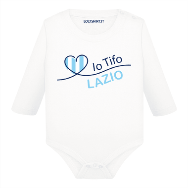 Body per Neonato Io tifo Lazio-Body per bimbi-Lol T-shirt