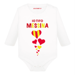 Body per Neonato Io tifo Messina-Body per bimbi-Lol T-shirt