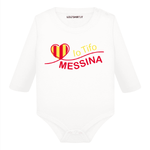 Body per Neonato Io tifo Messina-Body per bimbi-Lol T-shirt