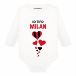 Body per Neonato Io tifo Milan-Body per bimbi-Lol T-shirt