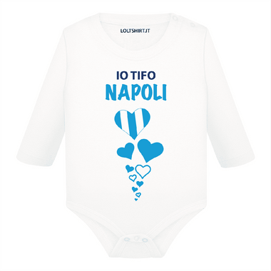 Body per Neonato Io tifo Napoli-Body per bimbi-Lol T-shirt