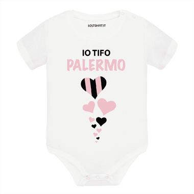 Body per Neonato Io tifo Palermo-Body per bimbi-Lol T-shirt