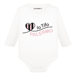 Body per Neonato Io tifo Palermo-Body per bimbi-Lol T-shirt