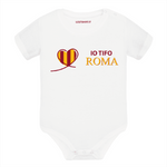 Body per Neonato Io tifo Roma-Body per bimbi-Lol T-shirt