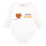 Body per Neonato Io tifo Roma-Body per bimbi-Lol T-shirt