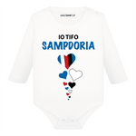 Body per Neonato Io tifo Sampdoria-Body per bimbi-Lol T-shirt