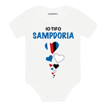 Body per Neonato Io tifo Sampdoria-Body per bimbi-Lol T-shirt
