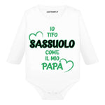 Body per Neonato Io tifo Sassuolo come il mio papà-Body per bimbi-Lol T-shirt