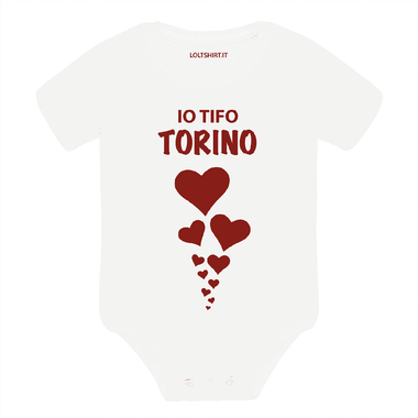 Body per Neonato Io tifo Torino-Body per bimbi-Lol T-shirt