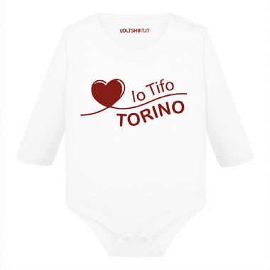 Body per Neonato Io tifo Torino-Body per bimbi-Lol T-shirt