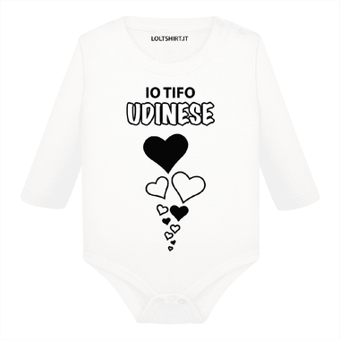 Body per Neonato Io tifo Udinese-Body per bimbi-Lol T-shirt