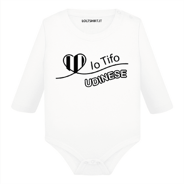 Body per Neonato Io tifo Udinese-Body per bimbi-Lol T-shirt