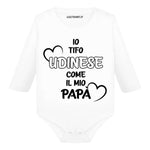 Body per Neonato Io tifo Udinese come il mio papà-Body per bimbi-Lol T-shirt
