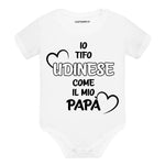 Body per Neonato Io tifo Udinese come il mio papà-Body per bimbi-Lol T-shirt