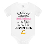 Body per Neonato La mamma mi ha fatto bellissimo/a ...ma papà mi ha fatto juventino-Body per bimbi-Lol T-shirt