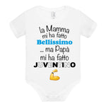 Body per Neonato La mamma mi ha fatto bellissimo/a ...ma papà mi ha fatto juventino-Body per bimbi-Lol T-shirt