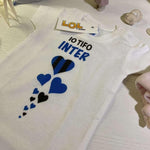 Body per Neonato Shh sto guardando l'Inter con papà-Body per bimbi-Lol T-shirt