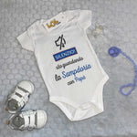 Body per Neonato Silenzio sto guardando la Sampdoria con papà-Body per bimbi-Lol T-shirt