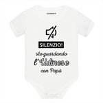Body per Neonato Silenzio sto guardando l'Udinese con papà-Body per bimbi-Lol T-shirt