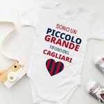 Body per Neonato Sono un piccolo grande tifoso del Cagliari-Body per bimbi-Lol T-shirt