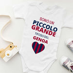 Body per Neonato Sono un piccolo grande tifoso del Genoa-Body per bimbi-Lol T-shirt