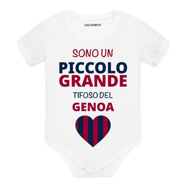 Body per Neonato Sono un piccolo grande tifoso del Genoa-Body per bimbi-Lol T-shirt