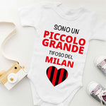 Body per Neonato Sono un piccolo grande tifoso del Milan-Body per bimbi-Lol T-shirt